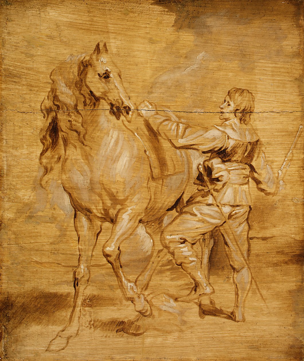 Un homme montant à cheval, vers 1630 - Anthony van Dyck