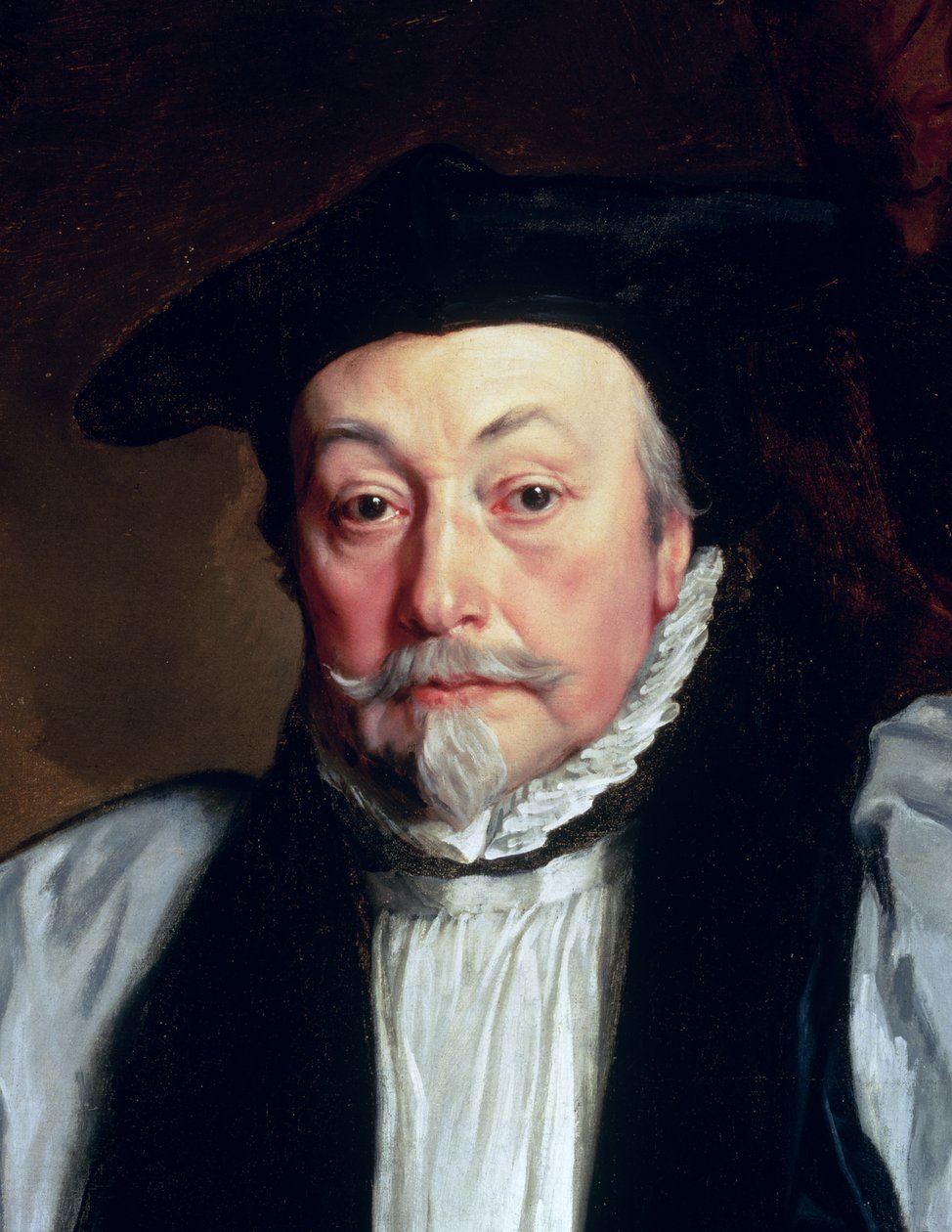 Archevêque William Laud (1573-1645) c.1635-37 (détail) - Anthony van Dyck