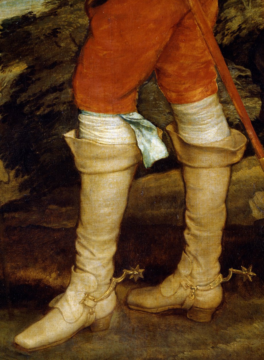 Charles Ier à la chasse (détail) - Anthony van Dyck