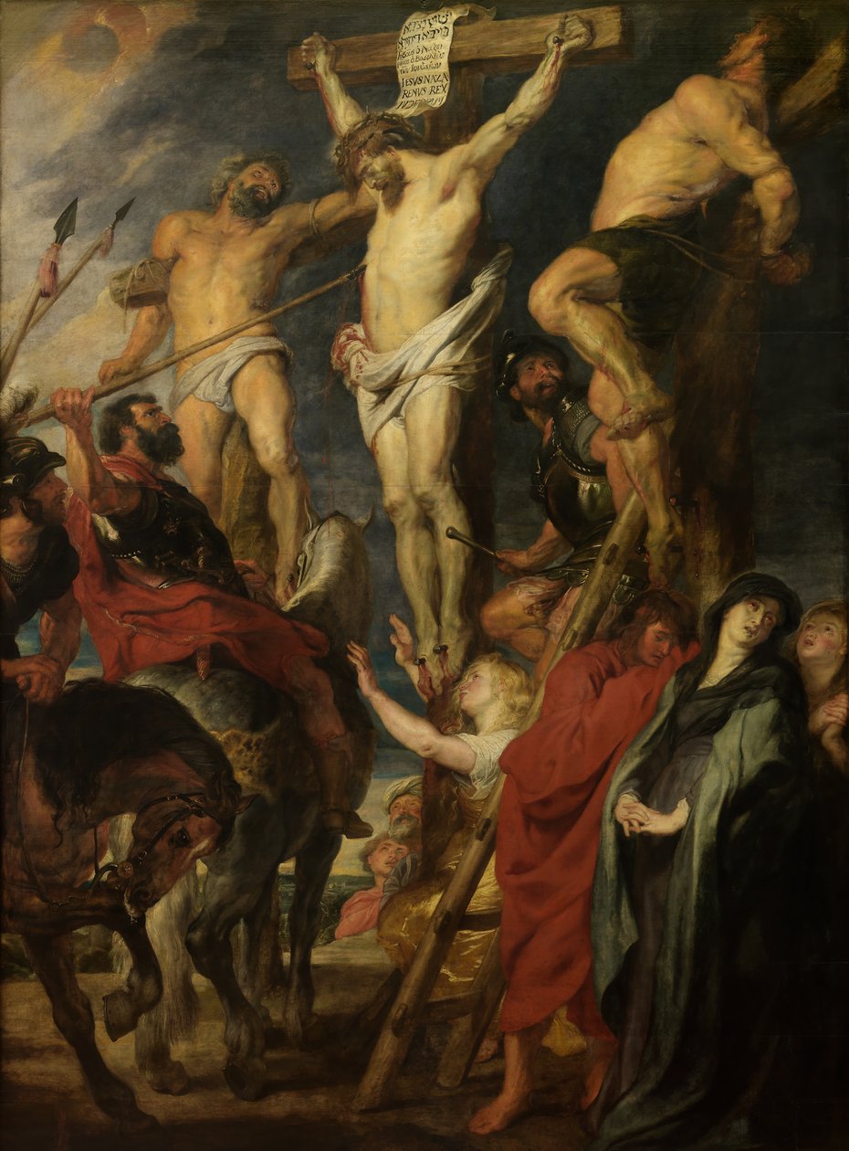 Le Christ en croix, "Le coup de lance". - Anthony van Dyck