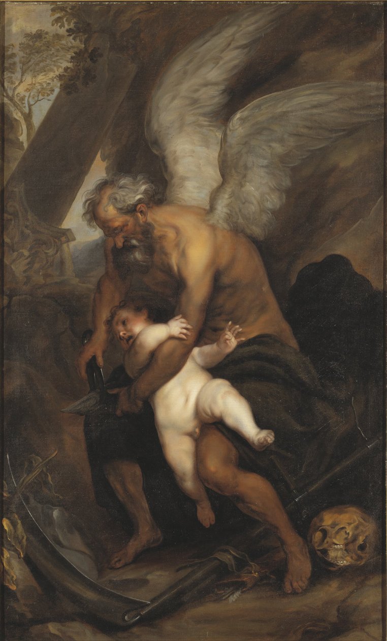 Chronos coupant les ailes de Cupidon - Anthony van Dyck