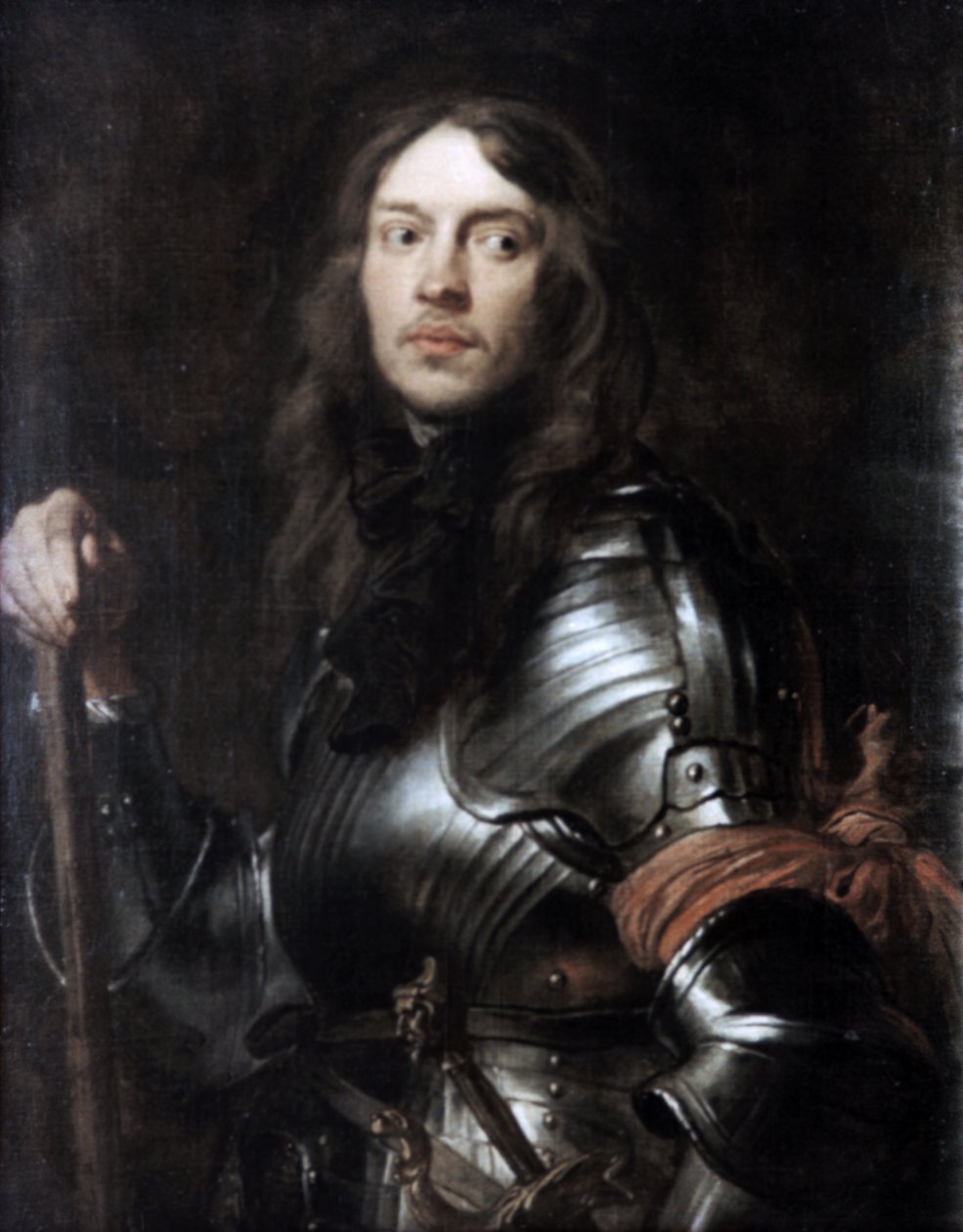 Commandant en armure, avec une écharpe rouge, vers 1625-1627 - Anthony van Dyck