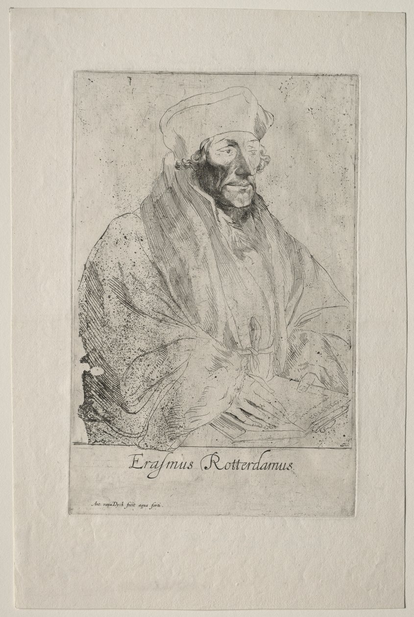 Érasme de Rotterdam - Anthony van Dyck