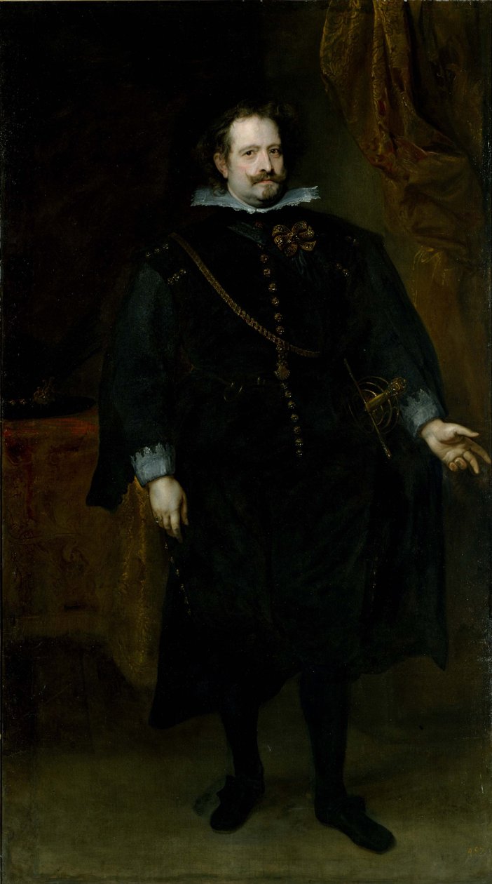 Diego Felipe de Guzmán, marquis de Leganés, vers 1634 - Anthony van Dyck