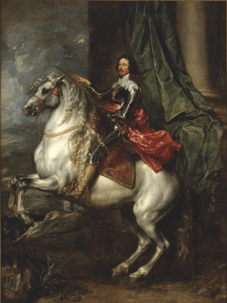Portrait équestre de Thomas Francis de Savoie, Prince de Carignan - Anthony van Dyck