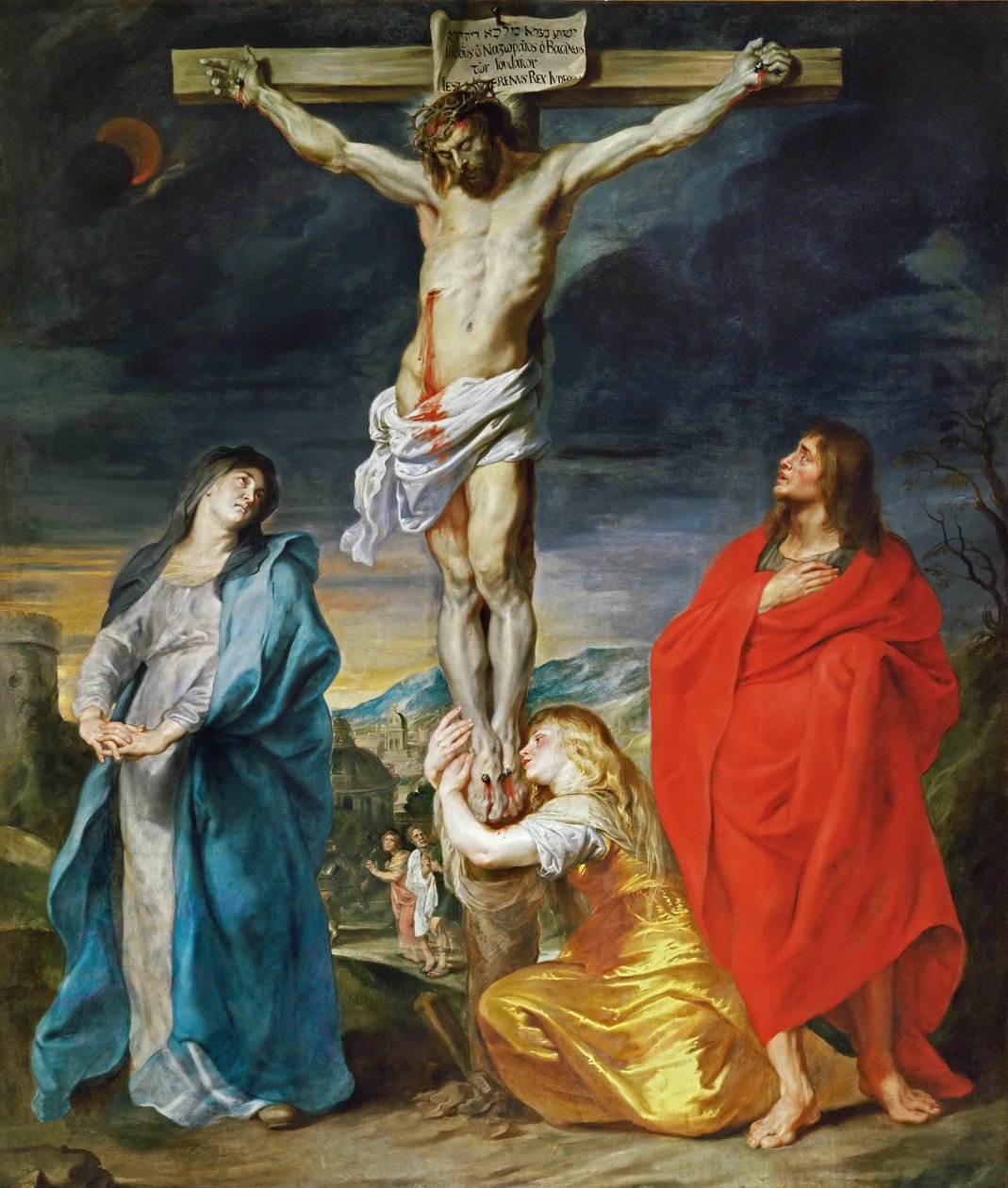 Le Calvaire Le Christ crucifié avec la Vierge, Saint Jean et Marie Madeleine  Le Calvaire Christ crucifié avec la Vierge, saint Jean et Marie-Madeleine - Anthony van Dyck