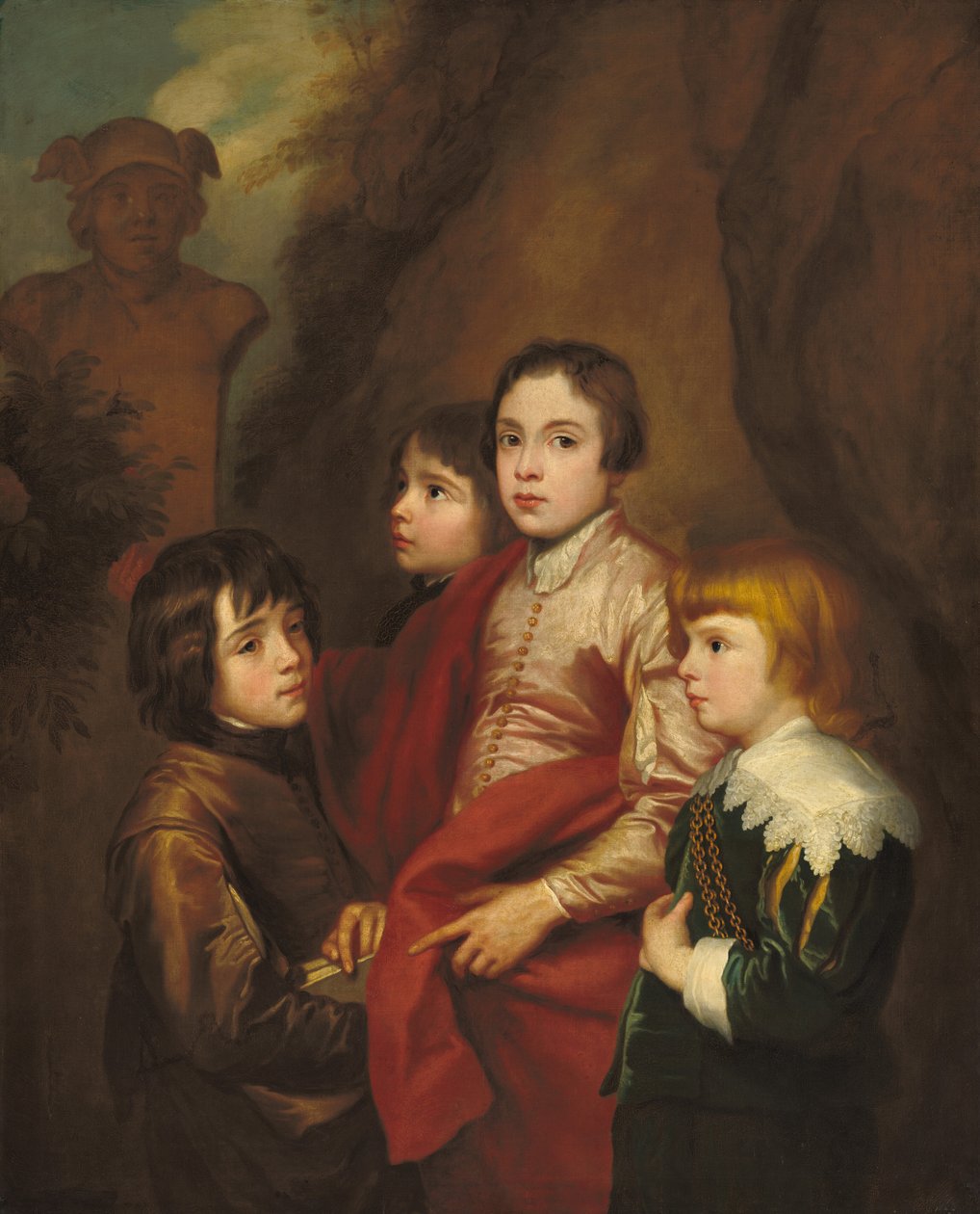 Groupe de quatre garçons - Anthony van Dyck