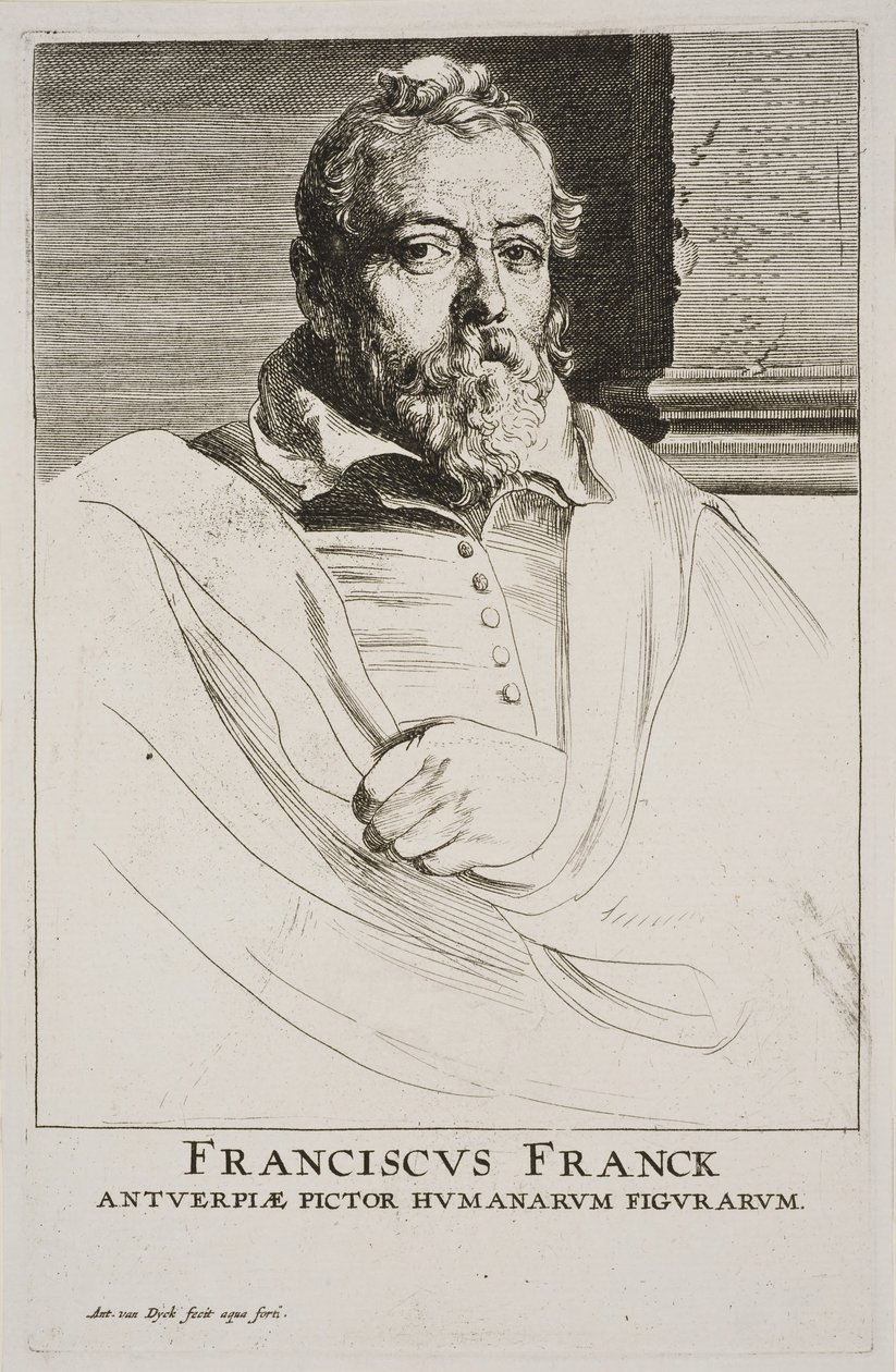 Portrait de Frans Francken - Anthony van Dyck