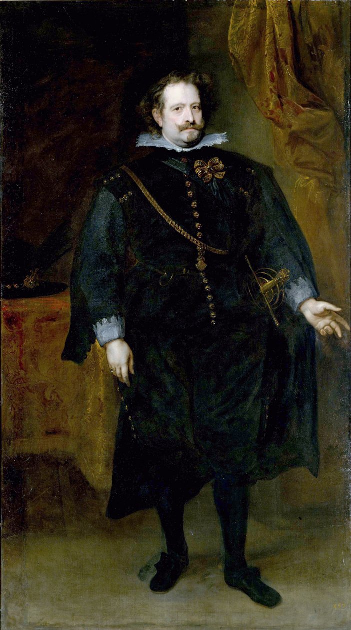 Portrait de Diego Felipe de Guzman, Marquis de Leganes - Anthony van Dyck