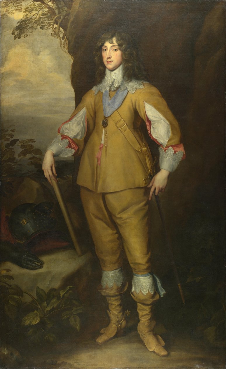 Portrait de Charles I Louis 1617-1680, Électeur Palatin, vers 1637 - Anthony van, Dyck