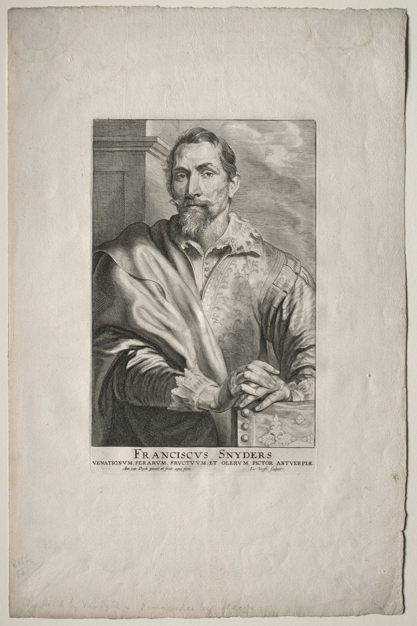 Portrait de Frans Snyders - Anthony van Dyck