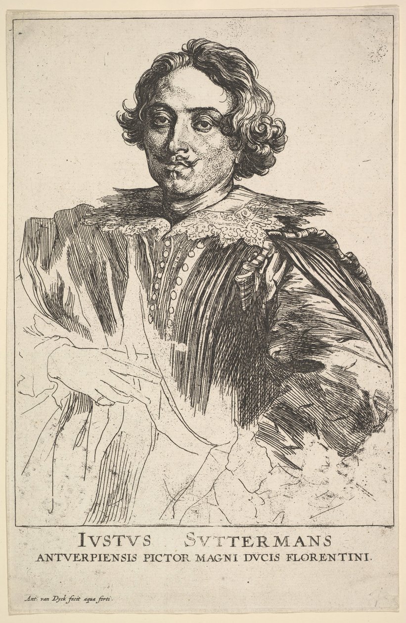 Portrait de Justus Suttermans, 17ème siècle - Anthony van Dyck