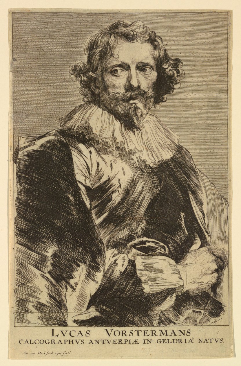 Portrait de Lucas Vorsterman I, de l