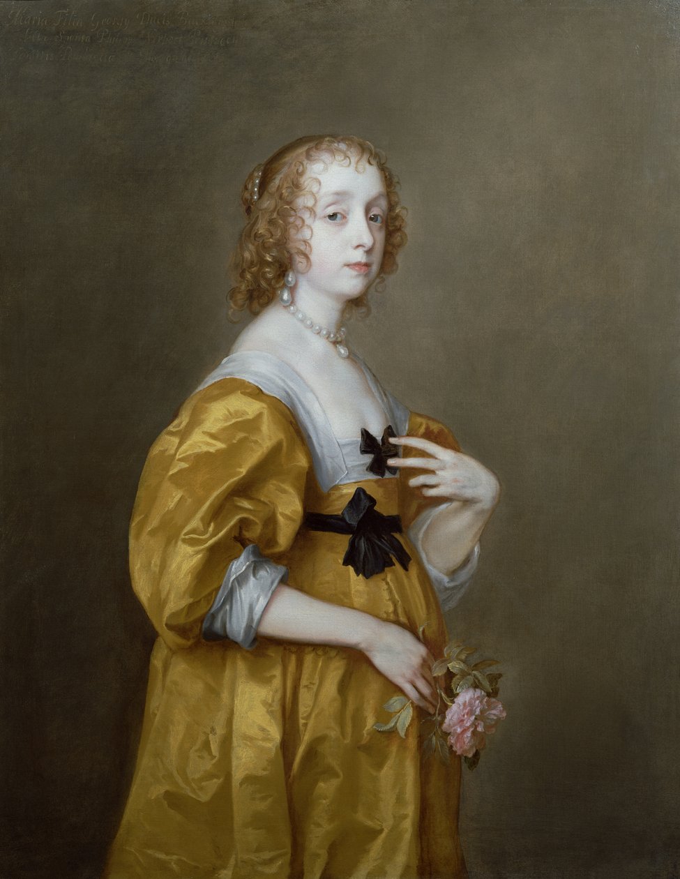 Portrait de Mary Villiers (1622-85) Lady Herbert de Shurland - Anthony van Dyck