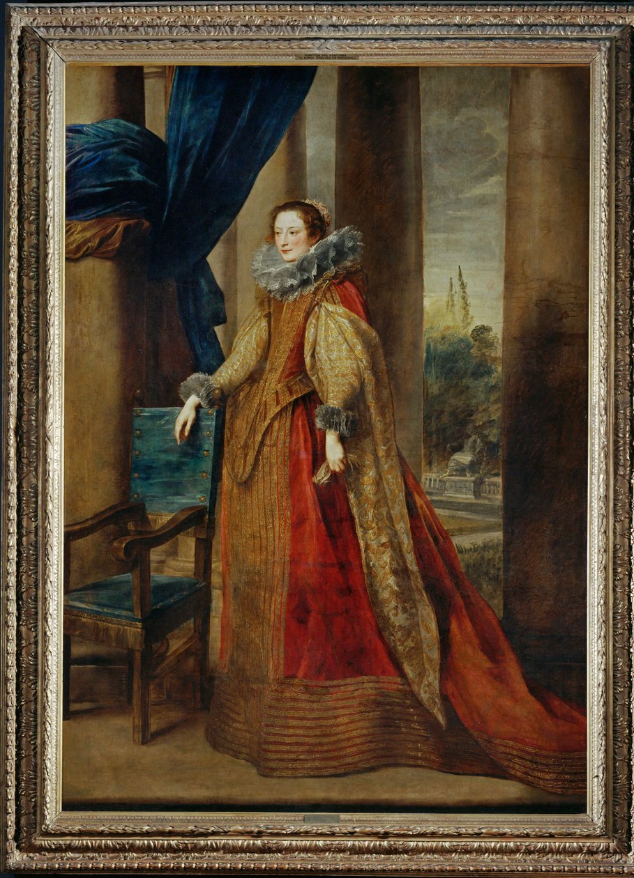 Portrait presume de la Marquise Jeronima Spinola-Doria … - Anthony van Dyck