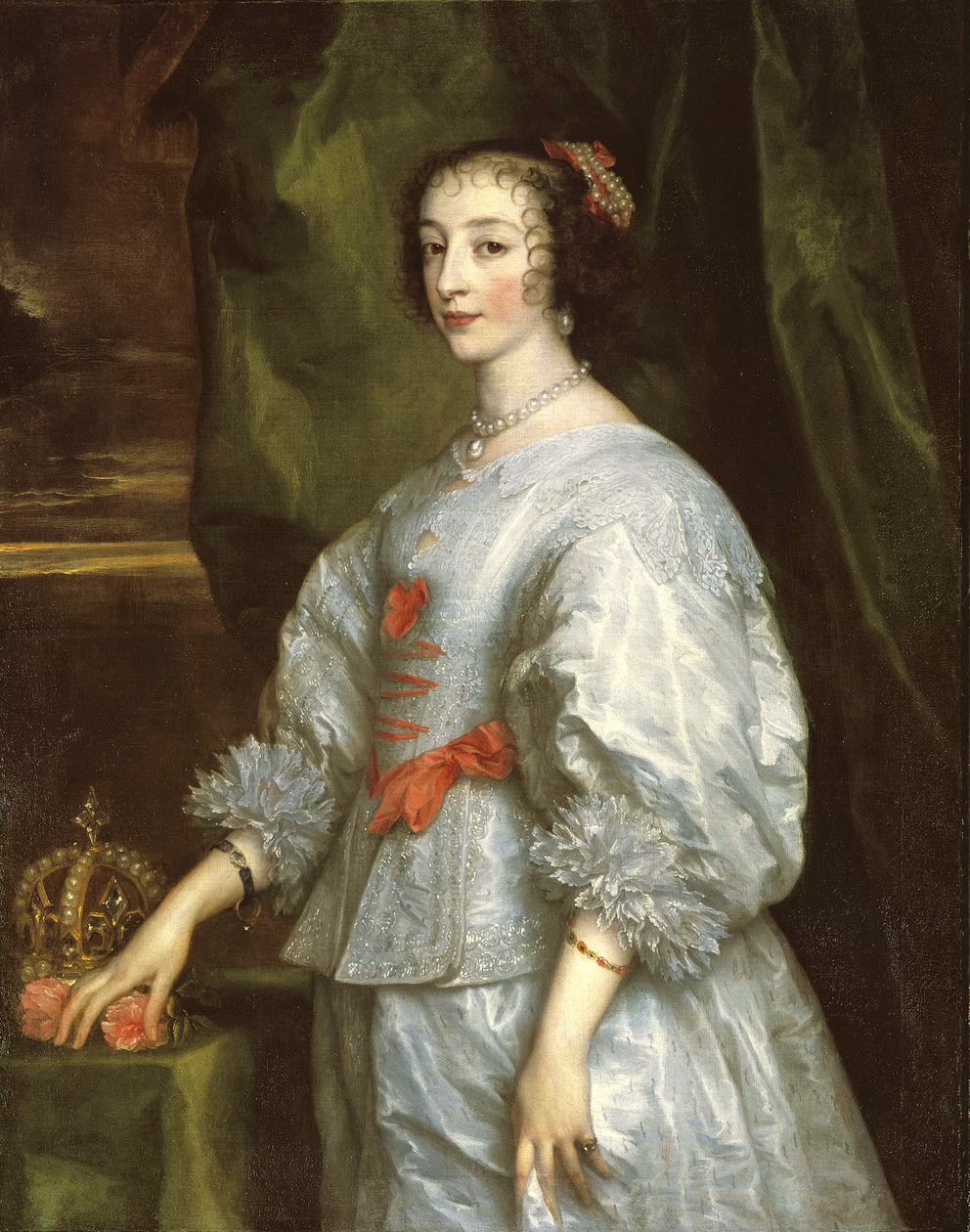 Reine Henriette Marie (1609-69) - Anthony van Dyck