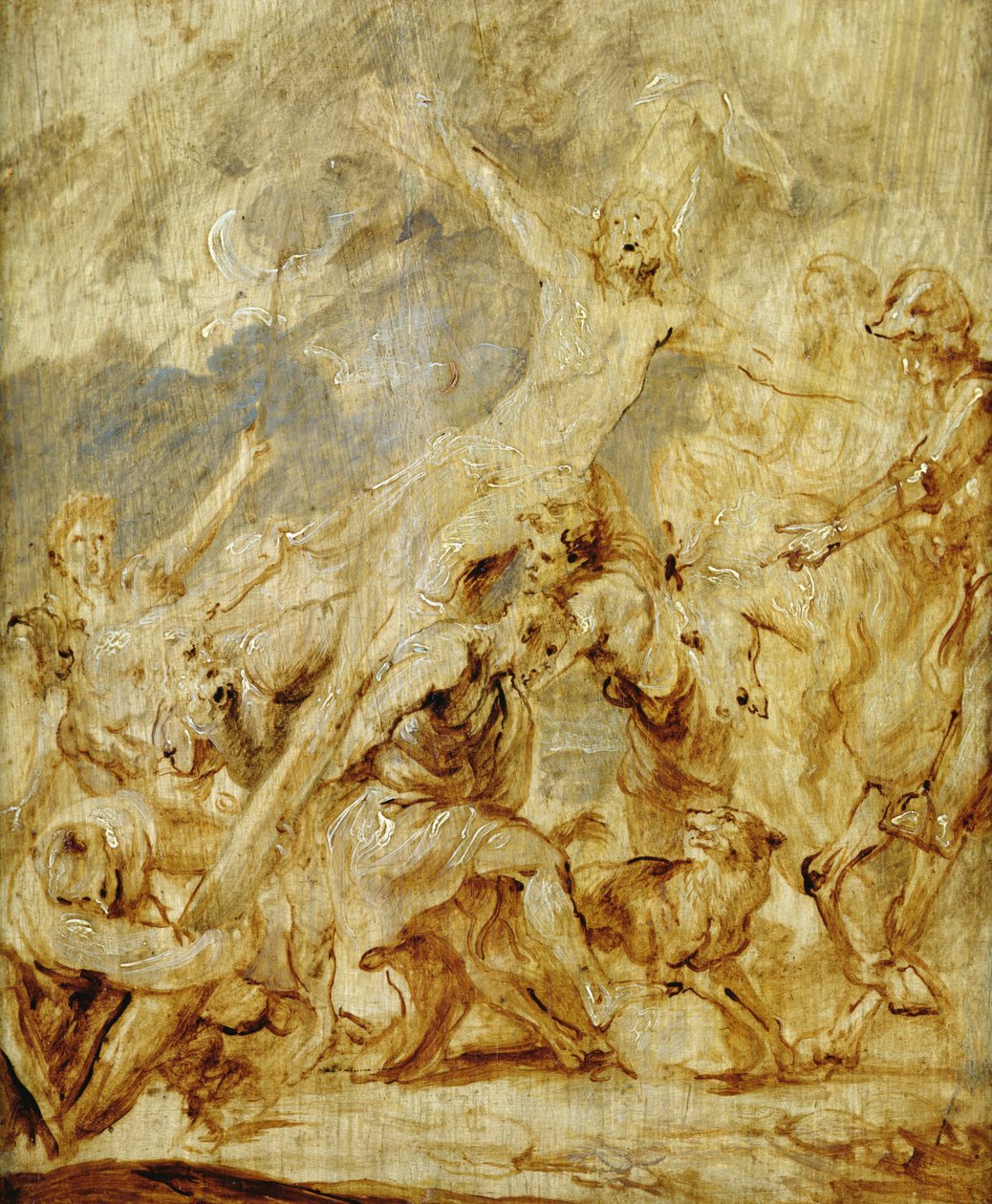 Esquisse de la levée de la croix, 1630 - Anthony van Dyck
