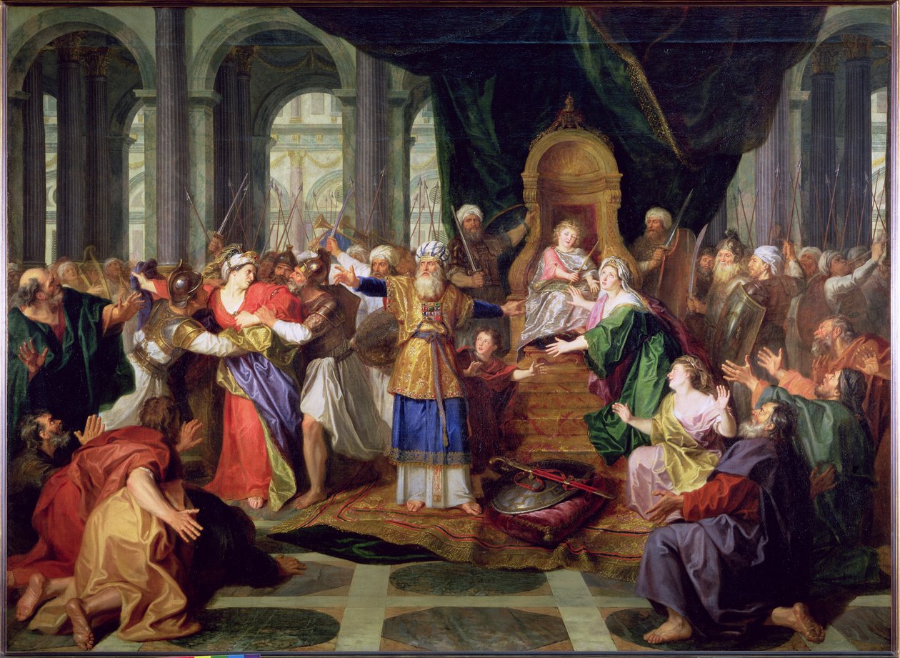 Athalie expulsée du temple, vers 1697 - Charles Antoine Coypel