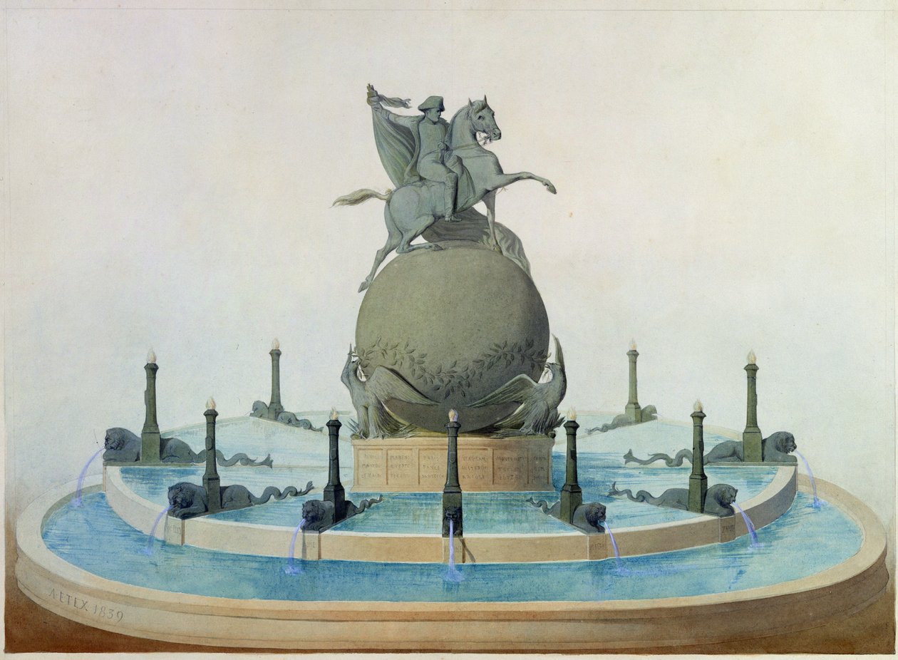 Projet pour le monument à la gloire de Napoléon, 1839 - Antoine Etex