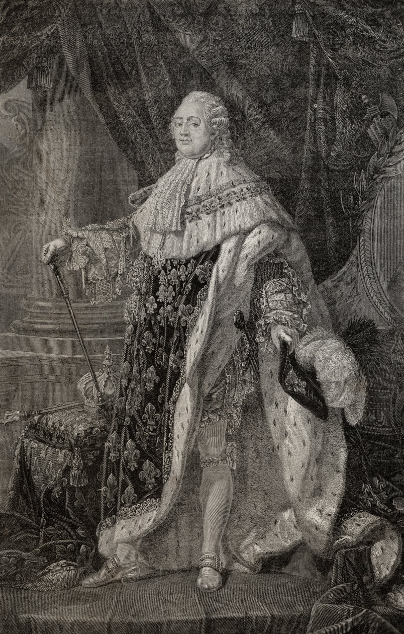 Portrait de Louis XVI (1754-93) - Antoine François Callet