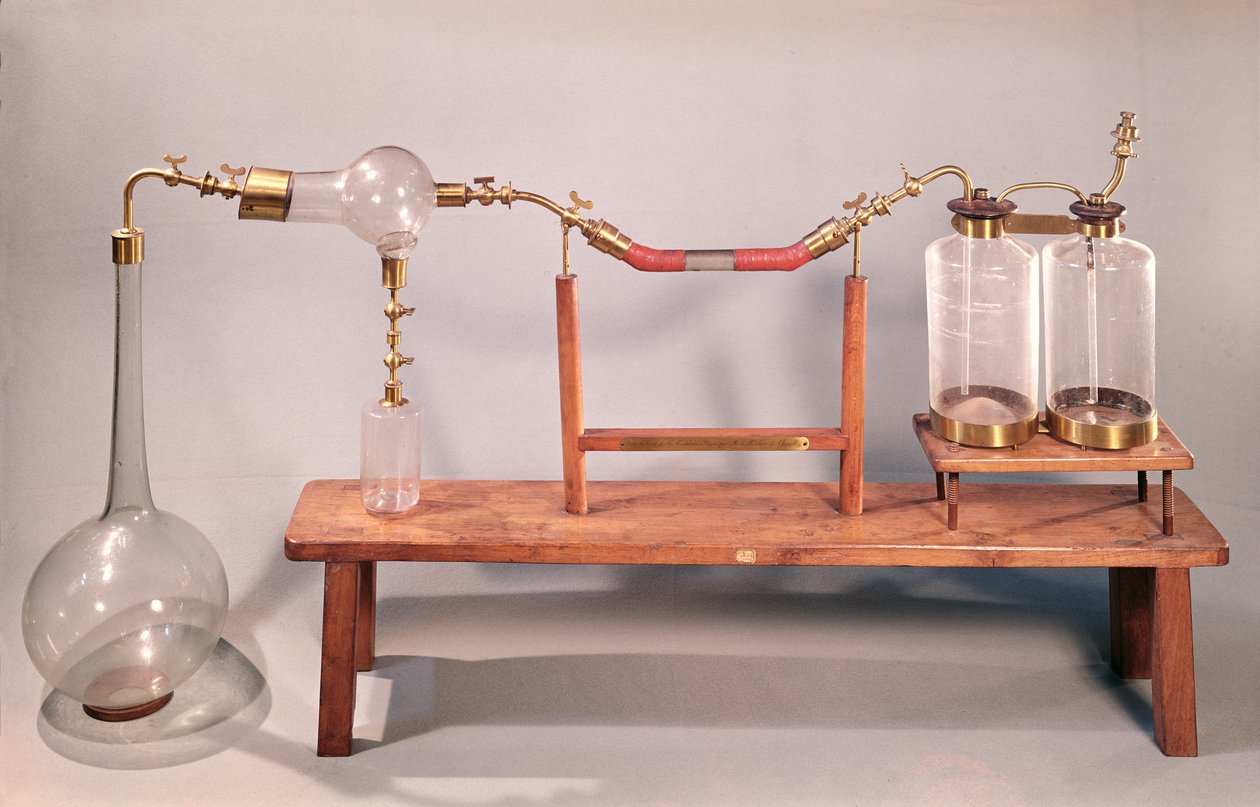 Appareil pour étudier la fermentation - Antoine Laurent de Lavoisier