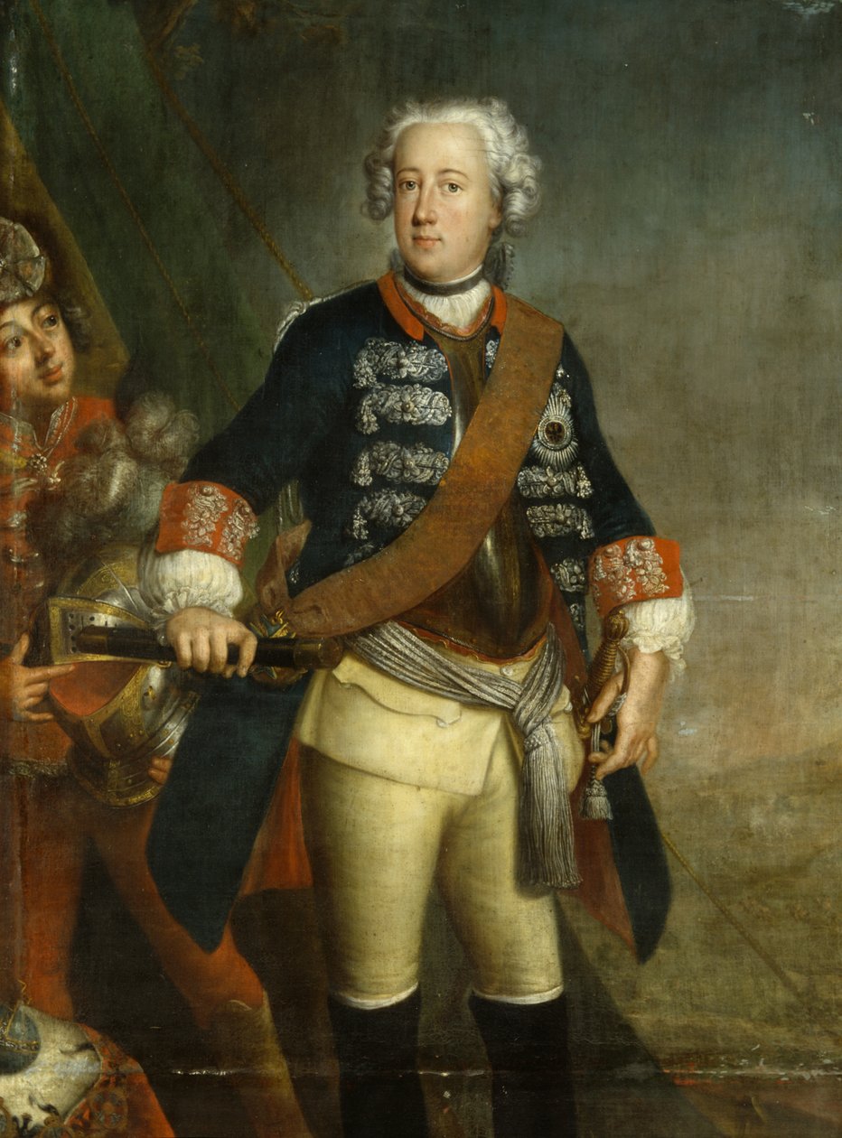 Frédéric II en roi - Antoine Pesne
