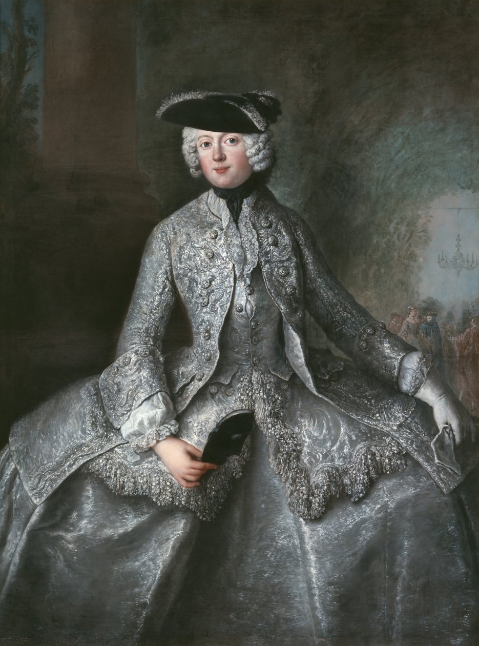 Princesse Amalie de Prusse (1723-1787) en Amazone - Antoine Pesne