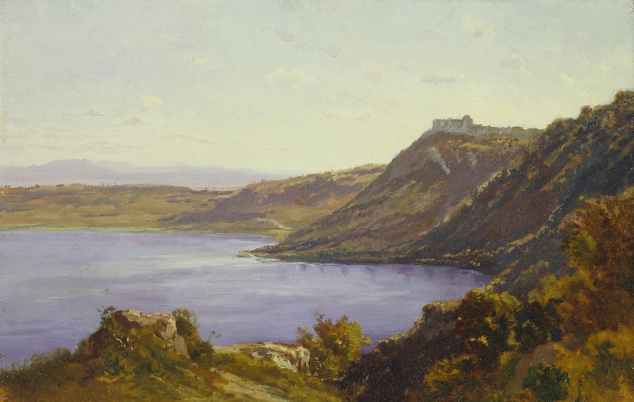 Le lac Albano - Antoine Victor Edmond Joinville