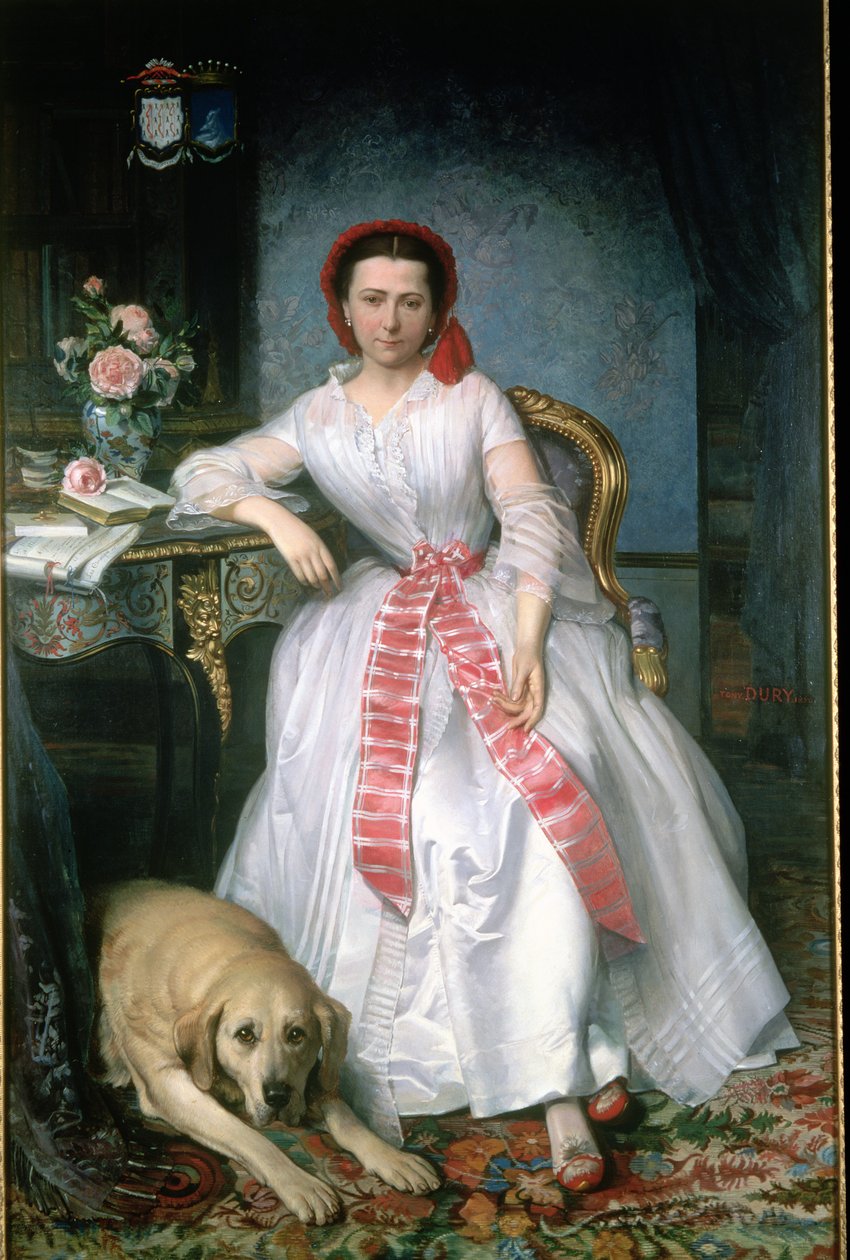 Joséphine Bowes (1825-74) - Antoine or Tony Dury
