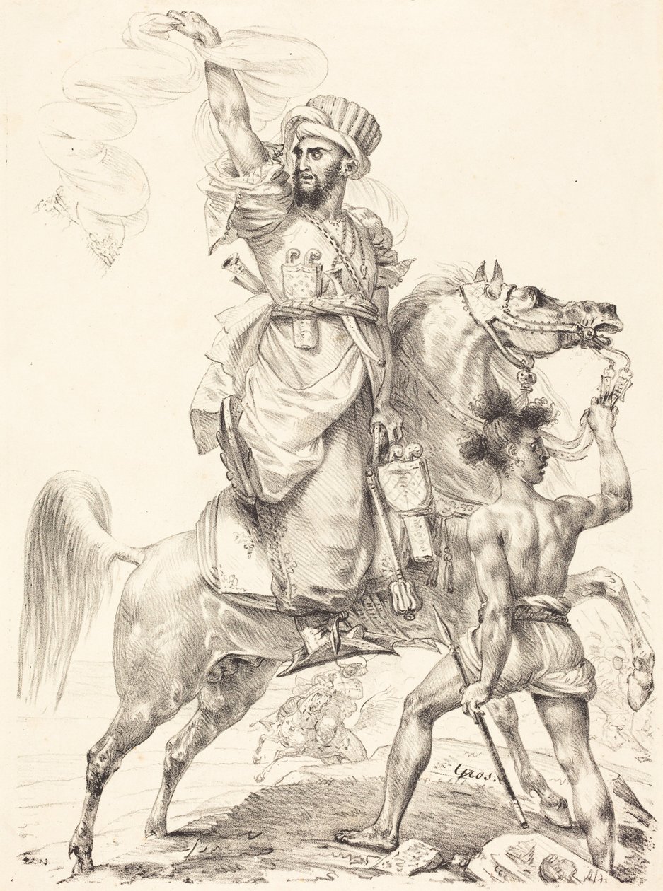 Le chef des mamelouks à cheval - Antoine-Jean Gros