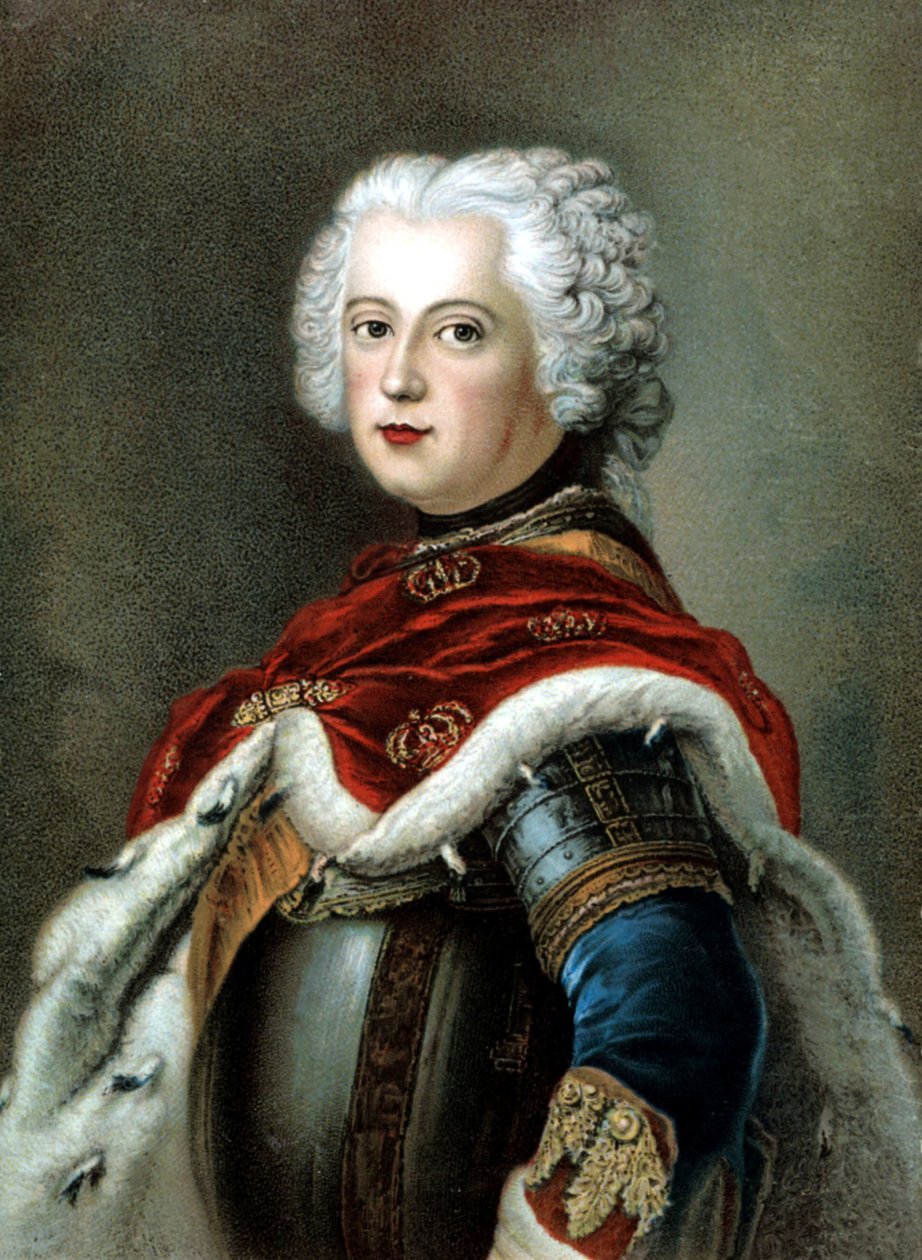 Frédéric II le Grand, roi de Prusse - Antoine (after) Pesne