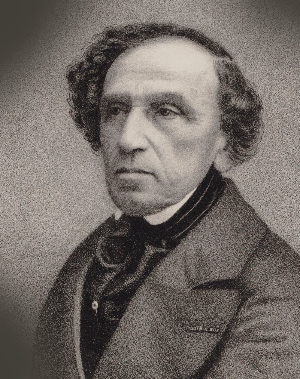 Portrait du compositeur Giacomo Meyerbeer 1791-1864, 1860 - Antoine Barbizet