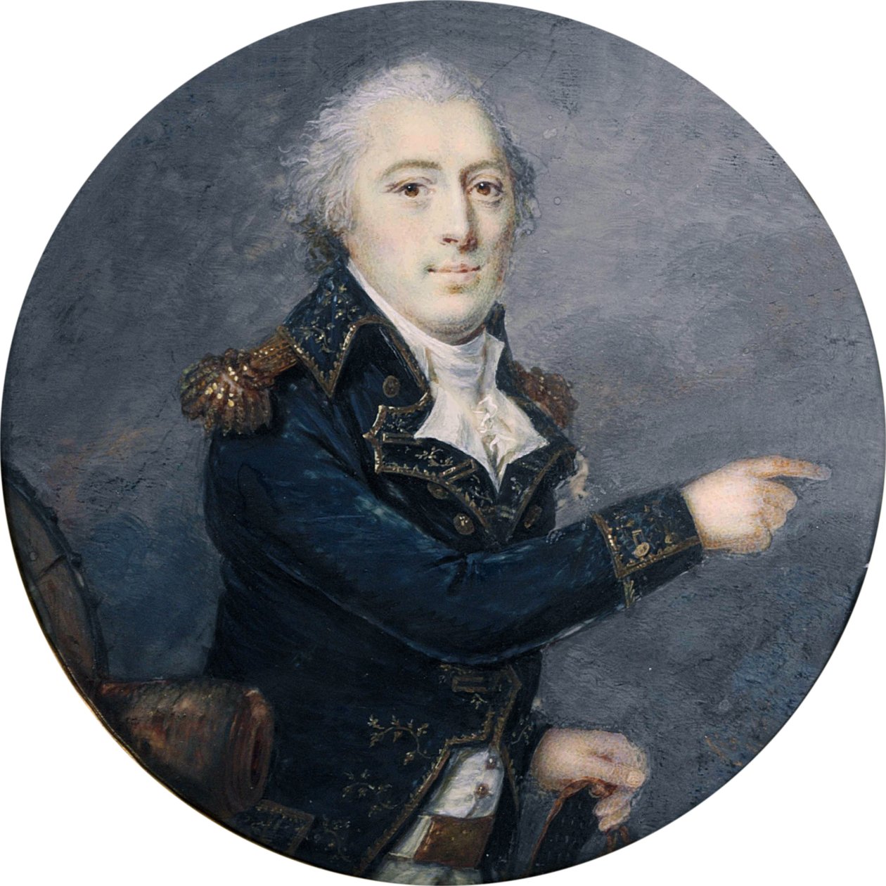 Le général baron Thouvenot (1757-1817) par Antoine-Claude Fleury (vers 1790-1822) - Antoine Claude Fleury