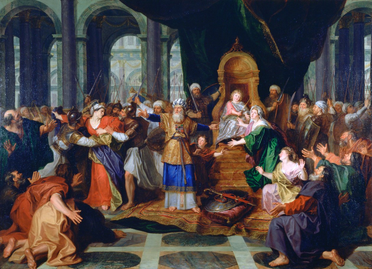 Athalie expulsée du temple, peint avant 1697 - Antoine Coypel