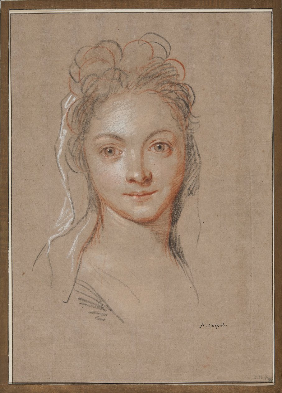 Jeune femme de face - Antoine Coypel