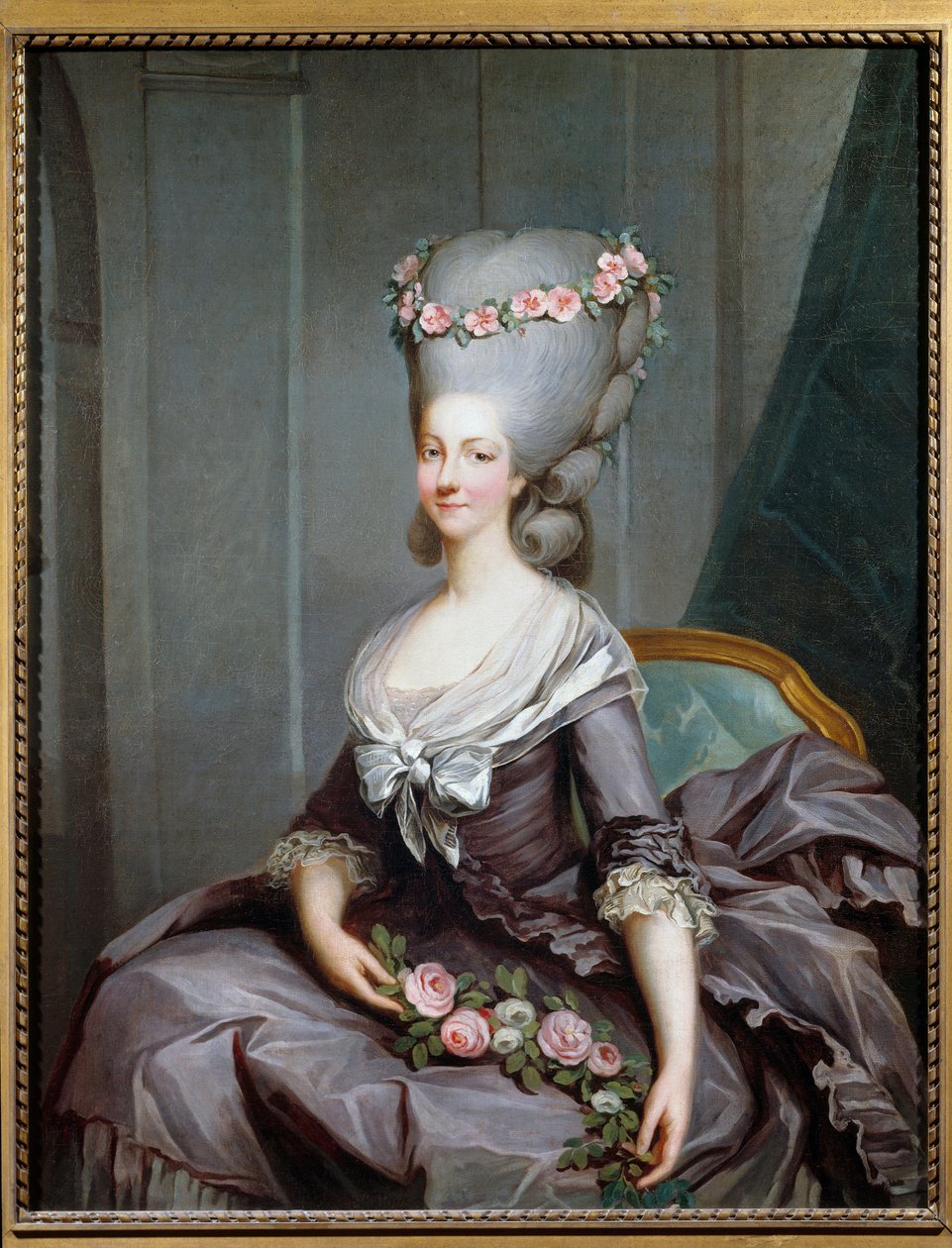 Portrait de Marie Thérèse Louise de Savoie Carignan, princesse de Lamballe - Antoine François Callet