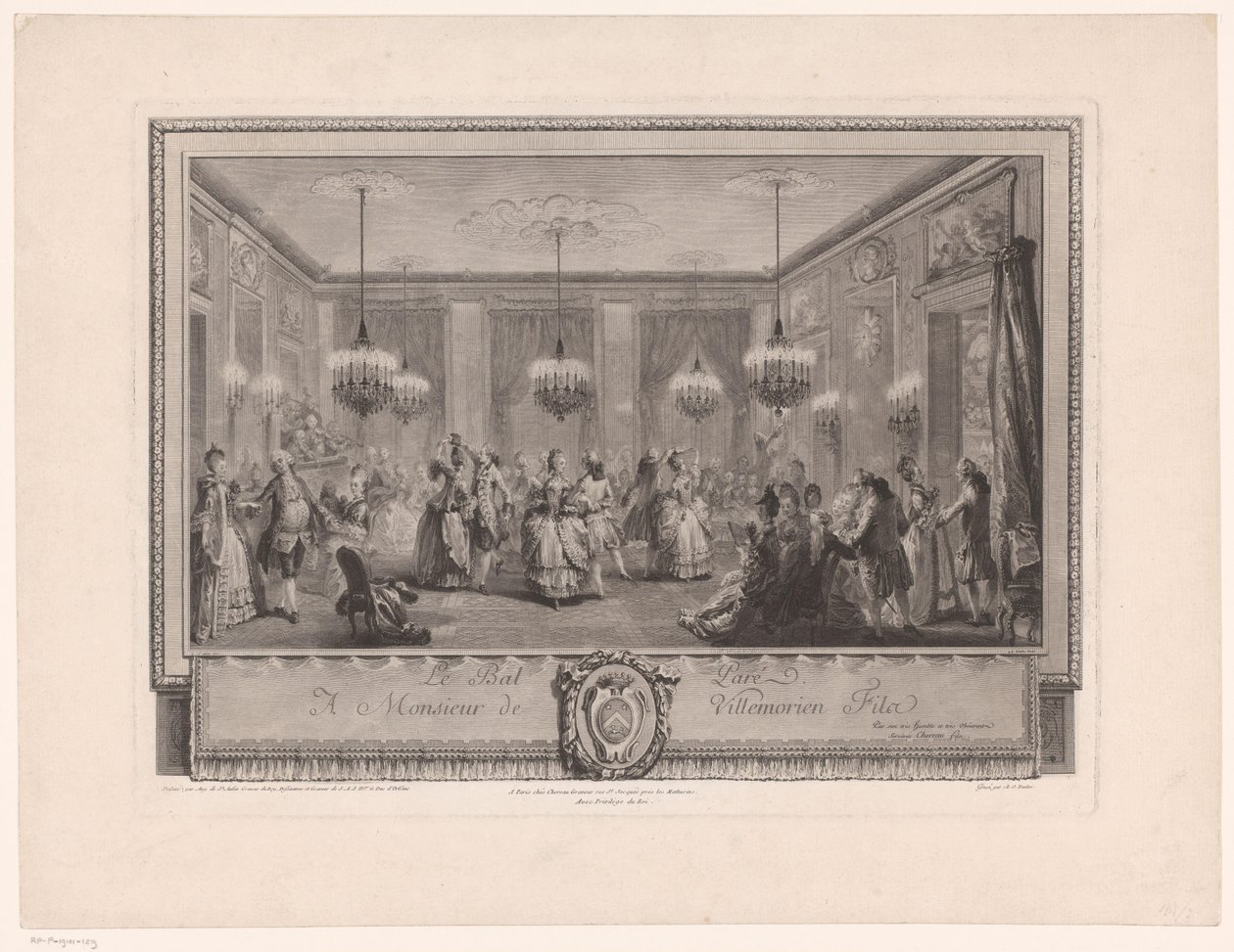 Marie Antoinette : La Reine de la Mode : Bal chez Monsieur de Villemorien (Le Bal Paré) - Antoine Jean Duclos
