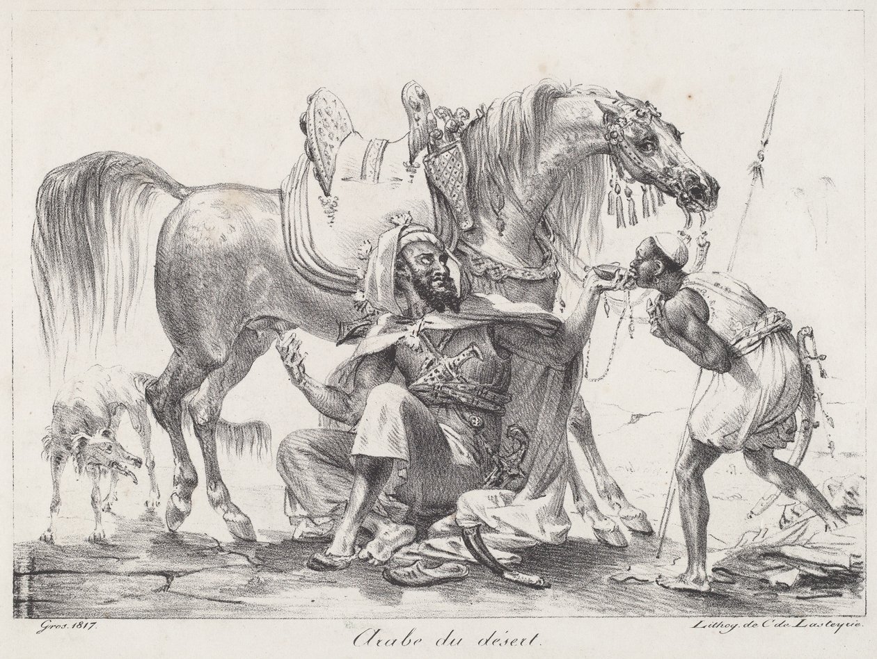 Arabe du désert - Antoine Jean Gros