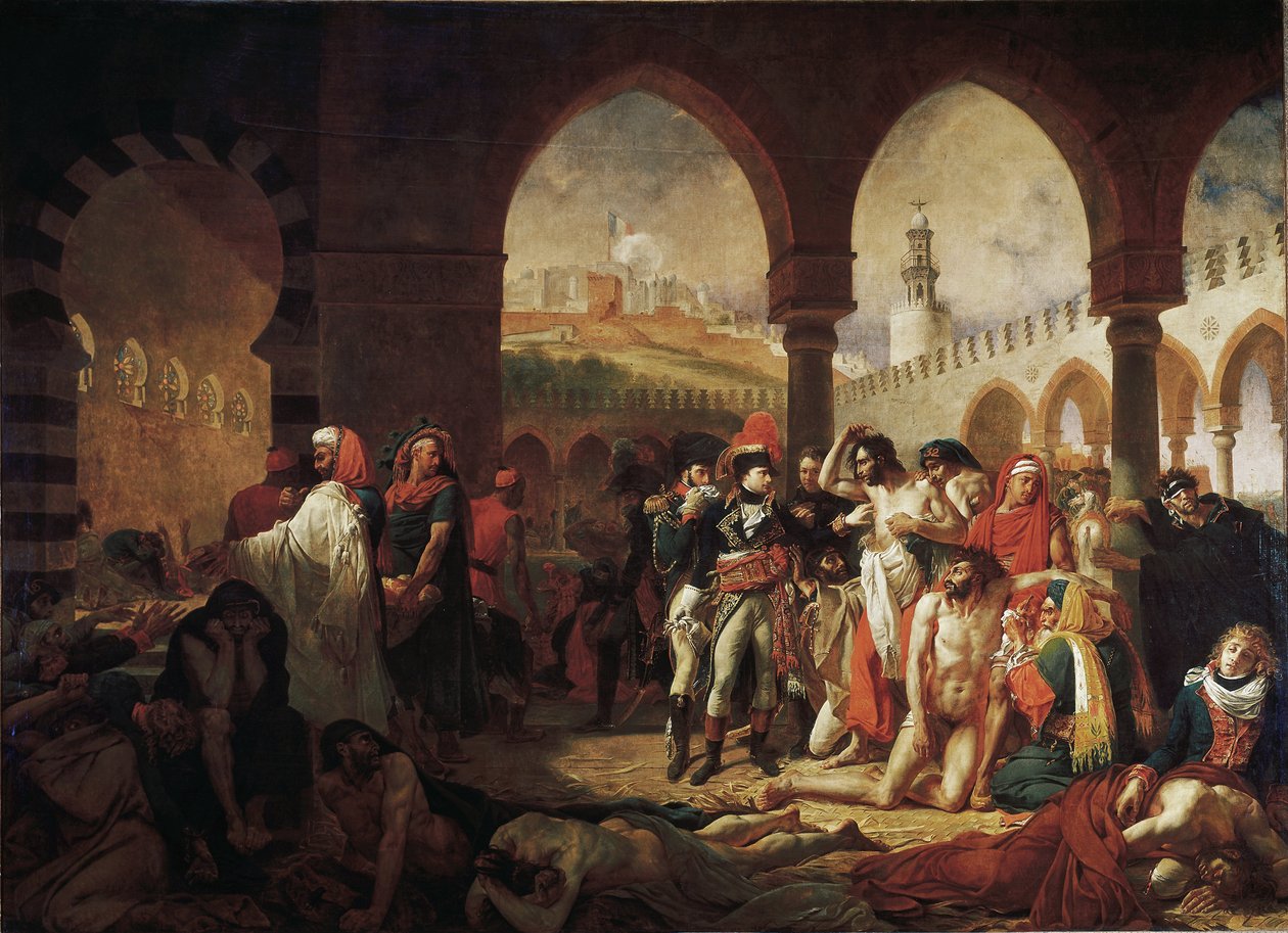 Bonaparte visitant les pestiférés de Jaffa - Antoine Jean Gros