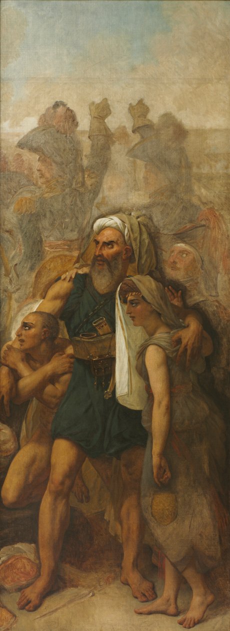 Famille égyptienne (Esquisse pour "La Bataille des Pyramides") - Antoine Jean Gros