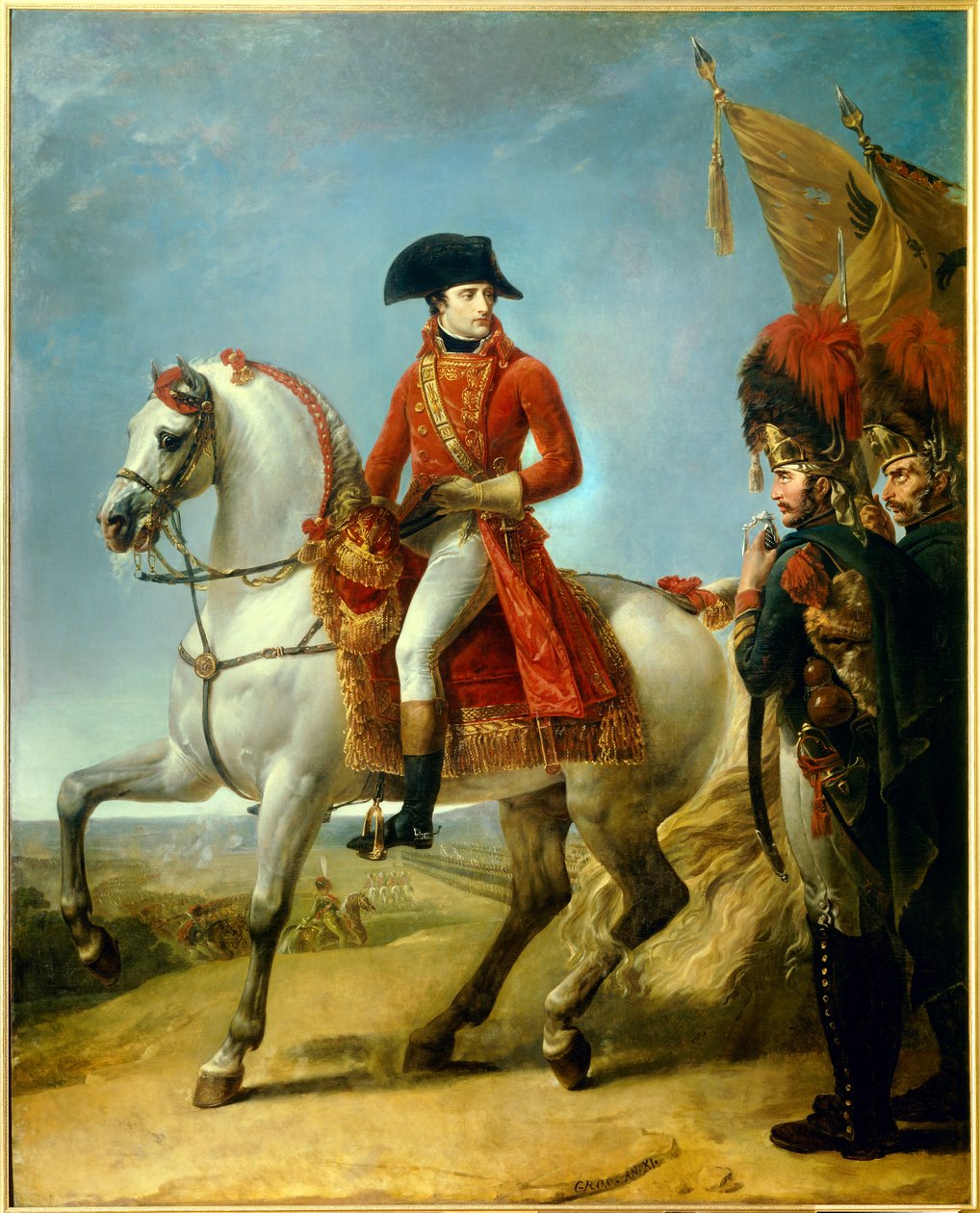 Portrait équestre de Napoléon Bonaparte - Antoine Jean Gros