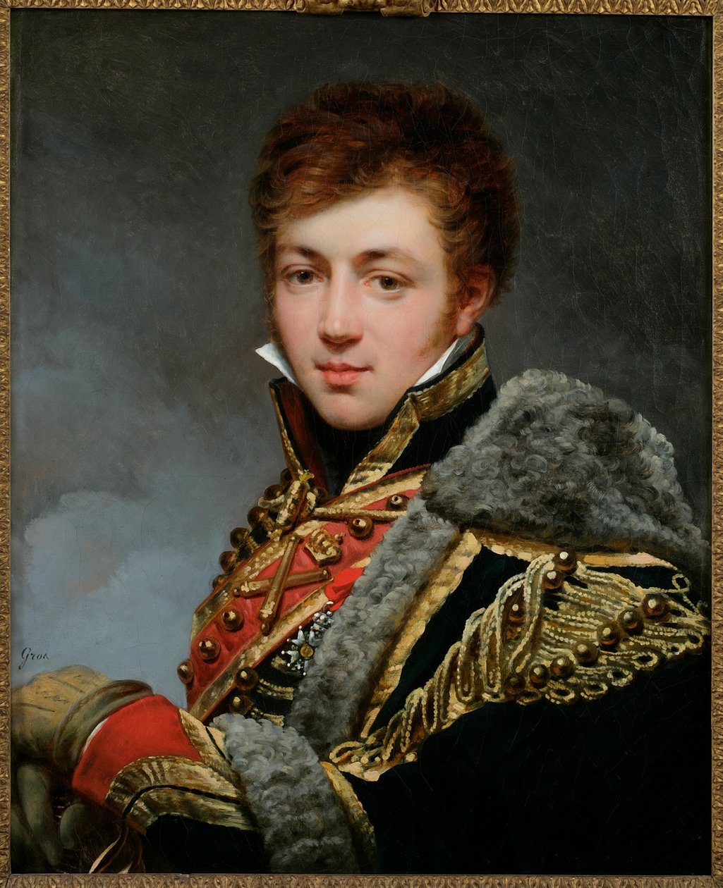 French: Portrait du comte Honoré de La Riboisière (1788-1868) - Antoine Jean Gros