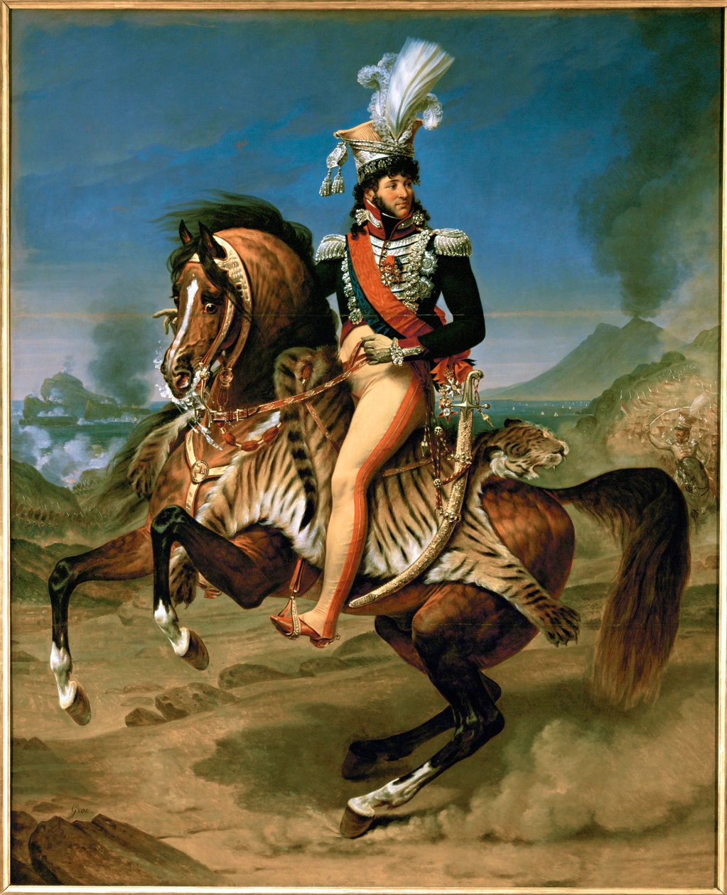 Joachim Murat, roi de Naples, maréchal de France, à cheval ... - Antoine Jean Gros