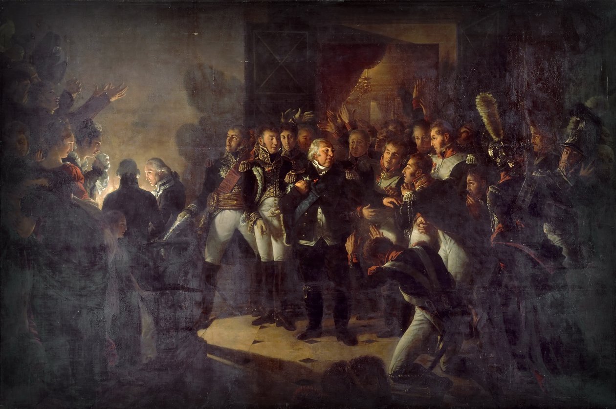 Louis XVIII a quitté les Tuileries dans la nuit du 20 mars 1815 - Antoine Jean Gros