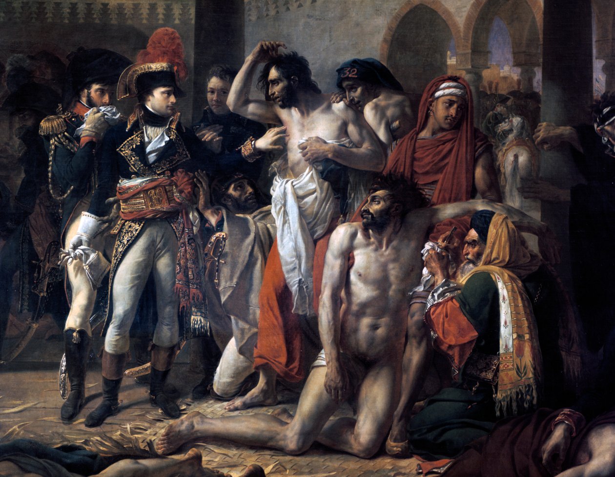 Napoléon Bonaparte visitant les pestiférés de Jaffa, 11 mars 1799, 1804 - Antoine Jean Gros