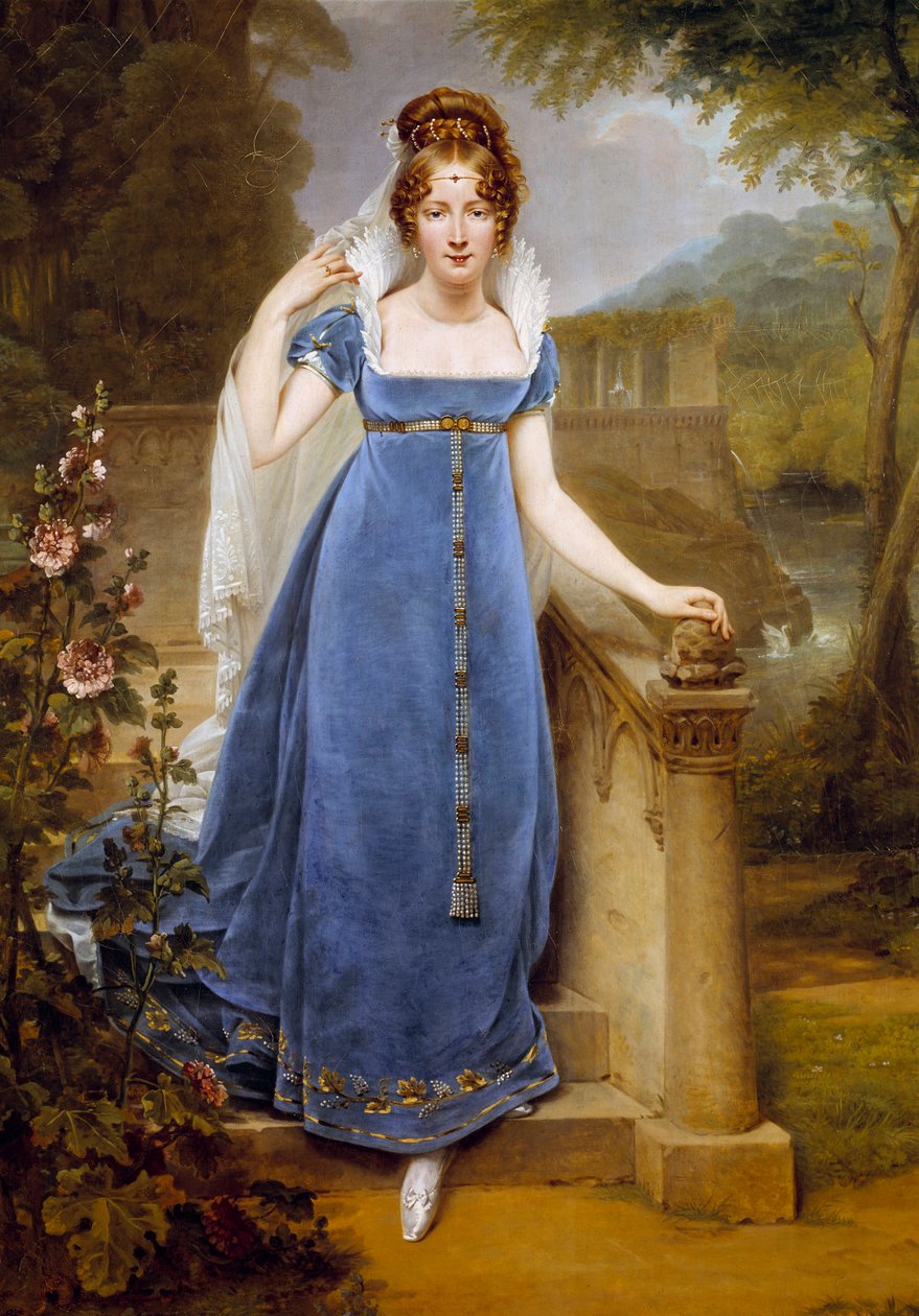 Portrait en pied de Henriette Scherrer, Comtesse Legrand (1795-1848) - Antoine Jean Gros