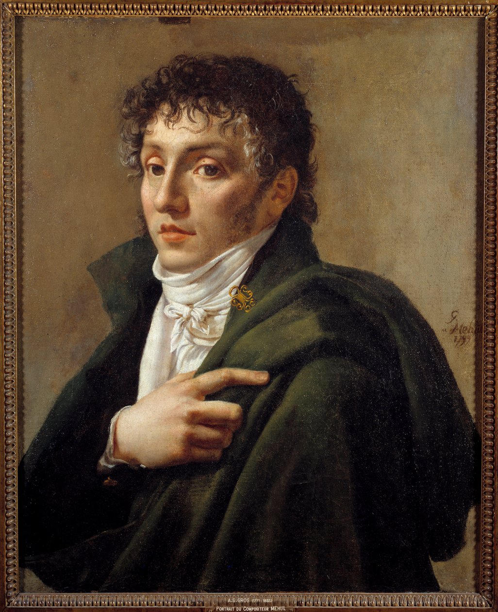Portrait du compositeur Étienne Méhul - Antoine Jean Gros