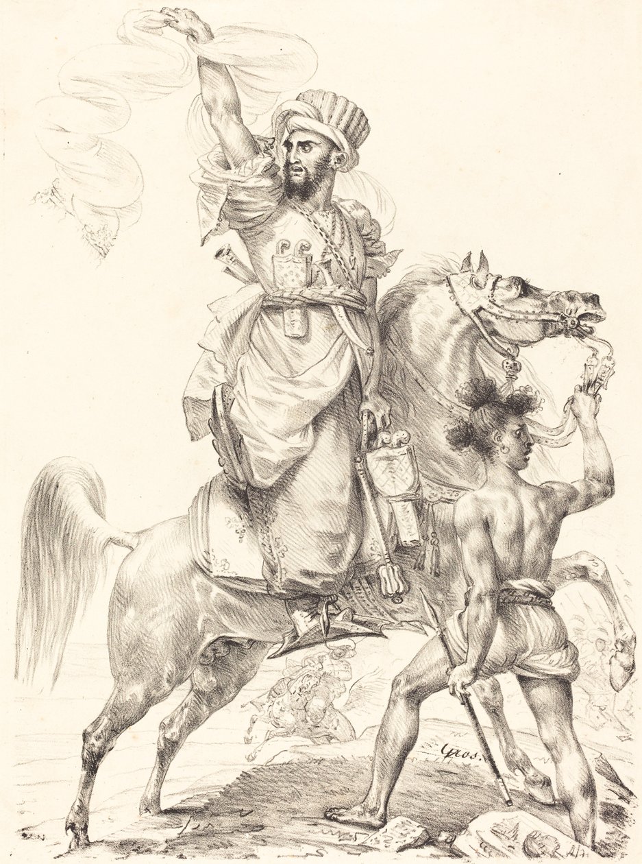 Le chef des Mamelouks à cheval - Antoine Jean Gros