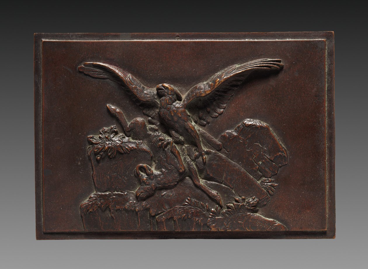 Aigle avec chamois, vers 1830 - 1875 - Antoine Louis Barye