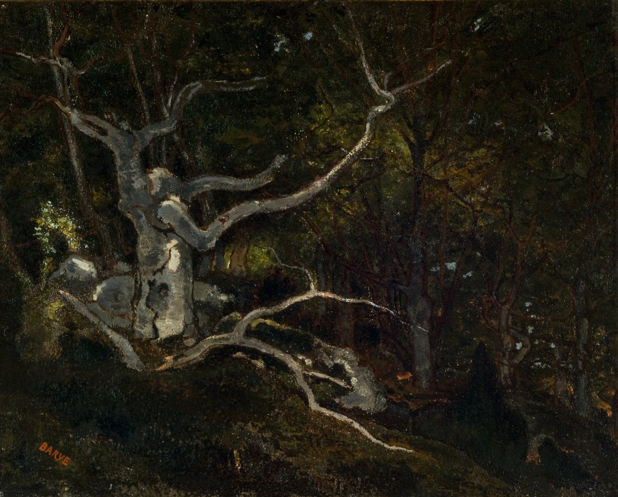 Forêt de Fontainebleau, La "Reine Blanche" 1860 - Antoine Louis Barye